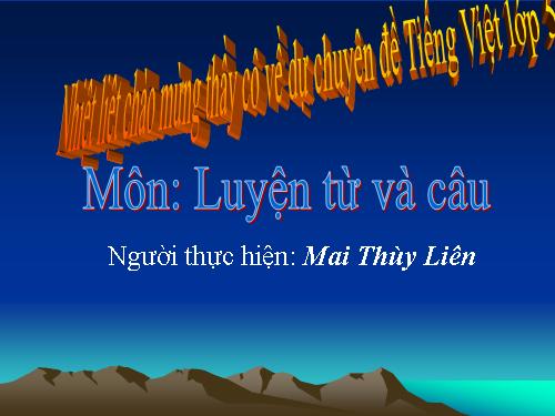 Tuần 5. Từ đồng âm