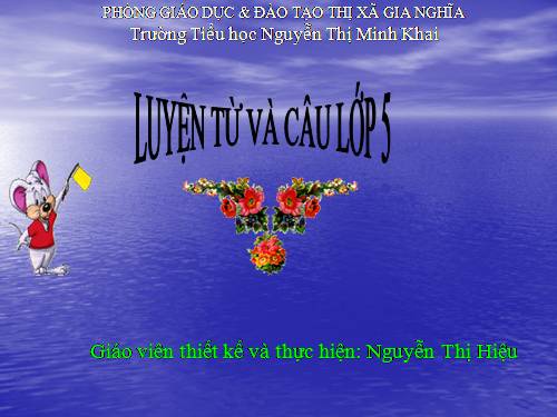Tuần 1. Từ đồng nghĩa