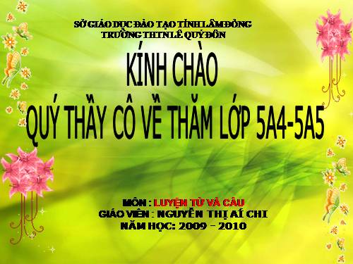 Tuần 20-21-22-23. Nối các vế câu ghép bằng quan hệ từ