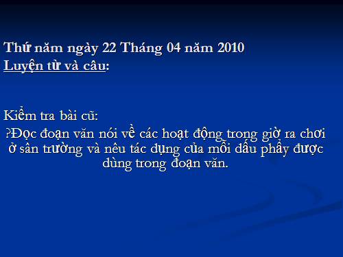 Tuần 32. Ôn tập về dấu câu (Dấu hai chấm)