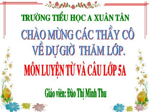 Tuần 30. MRVT: Nam và nữ