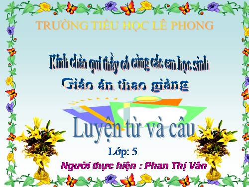 Tuần 4. Từ trái nghĩa