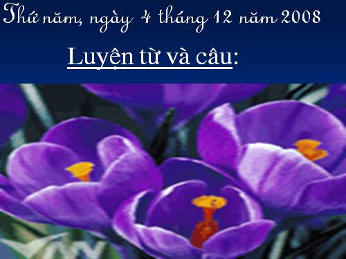 Tuần 14. Ôn tập về từ loại