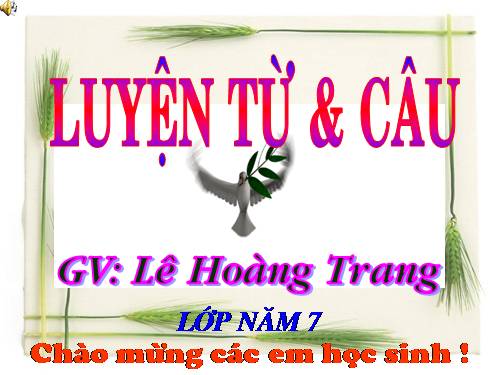 Tuần 20-21. MRVT: Công dân