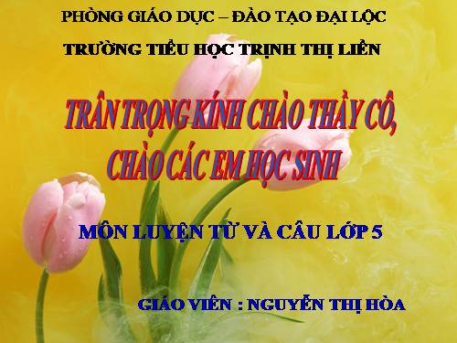 Tuần 20-21-22-23. Nối các vế câu ghép bằng quan hệ từ