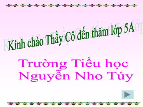 Tuần 12-13. MRVT: Bảo vệ môi trường