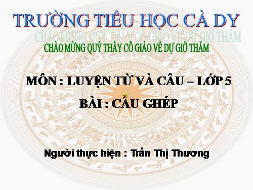 Tuần 19. Câu ghép