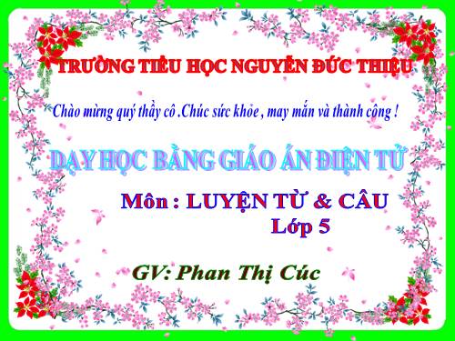 Tuần 30. MRVT: Nam và nữ