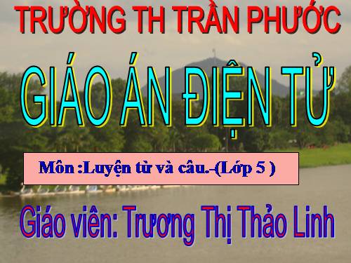 Tuần 23-24. MRVT: Trật tự - An ninh