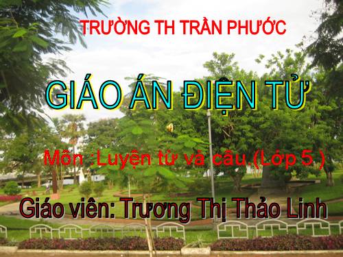 Tuần 14. Ôn tập về từ loại