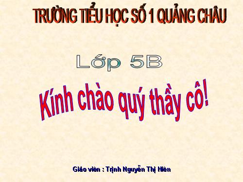 Tuần 12-13. MRVT: Bảo vệ môi trường