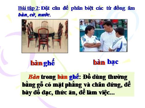 Tuần 5. Từ đồng âm