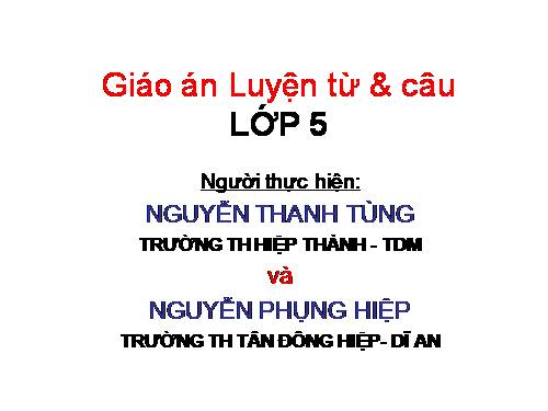 Tuần 2. MRVT: Tổ quốc