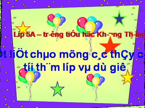 Tuần 11. Đại từ xưng hô