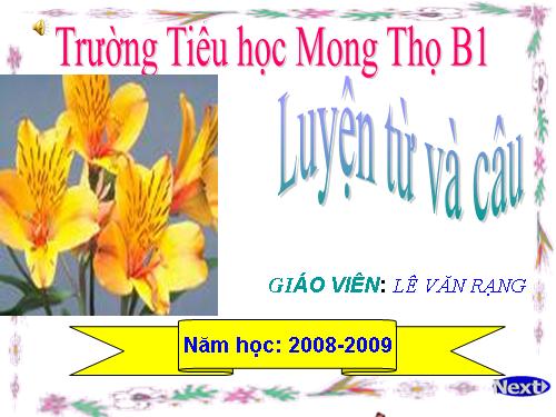 Tuần 25. Liên kết các câu trong bài bằng cách lặp từ ngữ