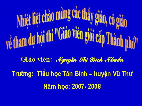 Tuần 26-27. MRVT: Truyền thống