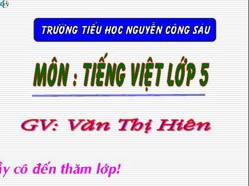 Tuần 19. Câu ghép