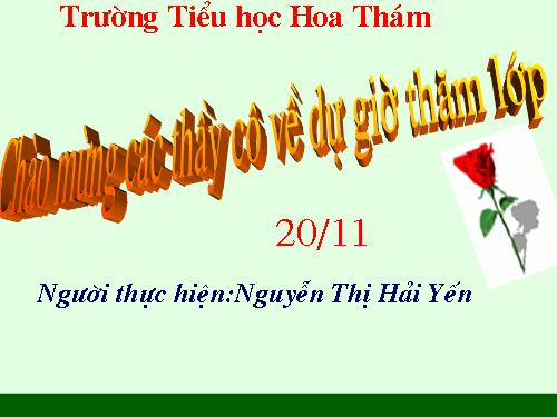 Tuần 11. Đại từ xưng hô