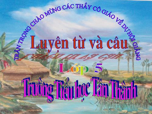 Tuần 11. Đại từ xưng hô