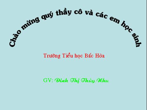 Tuần 12-13. MRVT: Bảo vệ môi trường