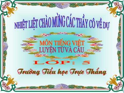 Tuần 11. Đại từ xưng hô