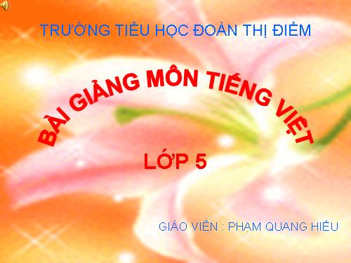 Tuần 9. Đại từ