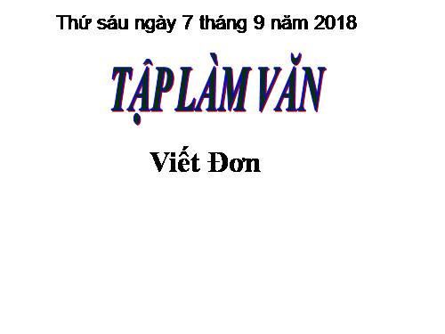 Tuần 2. Viết đơn