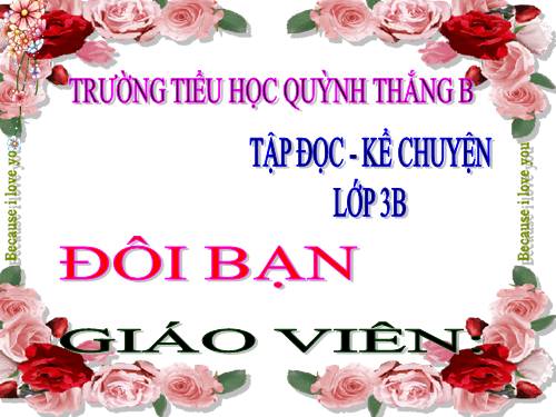 TẬP ĐỌC LỚP 3.TUẦN 16