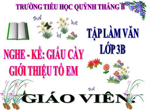 TẬP LÀM VĂN LỚP 3.TUẦN 15