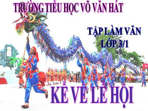 Tuần 25. Kể về lễ hội