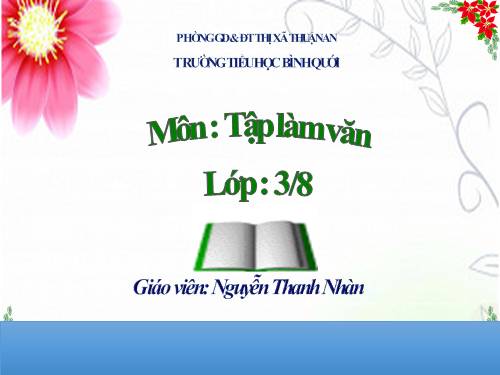 Tuần 12. Nói, viết về cảnh đẹp đất nước