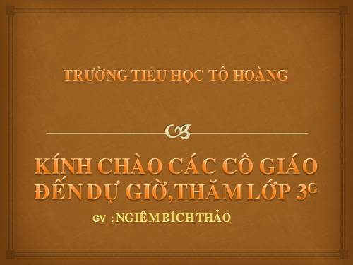 Tuần 8. Kể về người hàng xóm