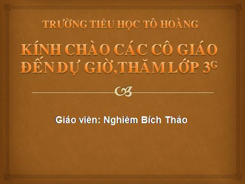 Tuần 8. Kể về người hàng xóm