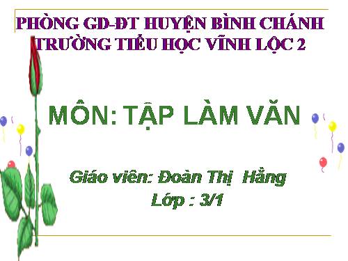 Tuần 31. Thảo luận về bảo vệ môi trường