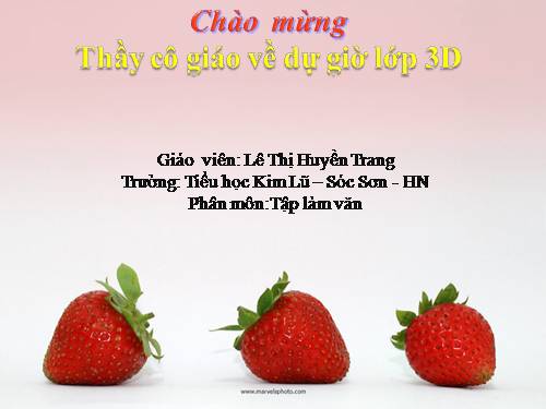 Tuần 8. Kể về người hàng xóm