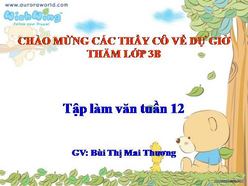 Tuần 12. Nói, viết về cảnh đẹp đất nước