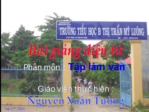 Tuần 8. Kể về người hàng xóm