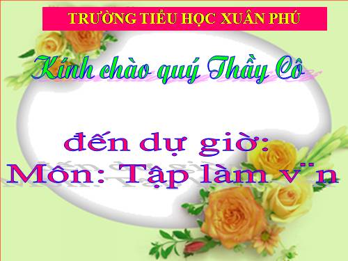 Tuần 8. Kể về người hàng xóm