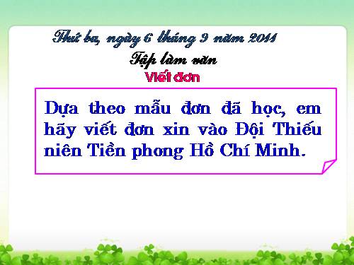 Tuần 2. Viết đơn