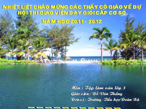 Tuần 12. Nói, viết về cảnh đẹp đất nước