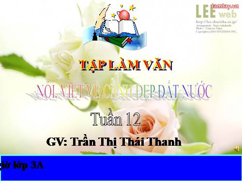 Tuần 12. Nói, viết về cảnh đẹp đất nước