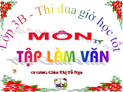 Tuần 26. Kể về một ngày hội