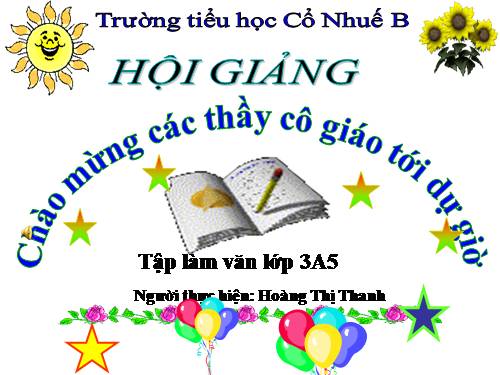 Tuần 6. Kể lại buổi đầu em đi học