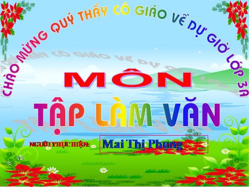 Tuần 26. Kể về một ngày hội