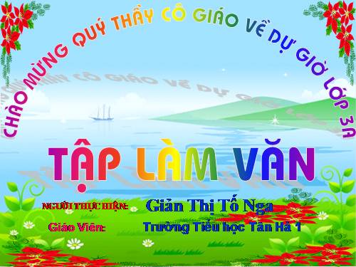 Tuần 26. Kể về một ngày hội