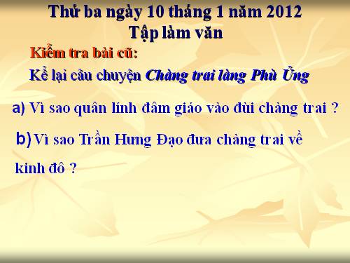 Tuần 20. Báo cáo hoạt động