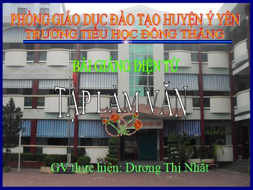 Tuần 8. Kể về người hàng xóm