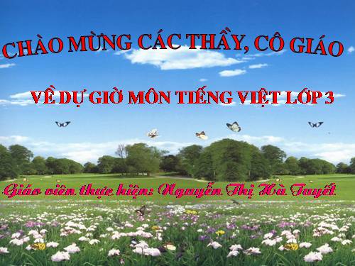 Tuần 32. Nói, viết về bảo vệ môi trường