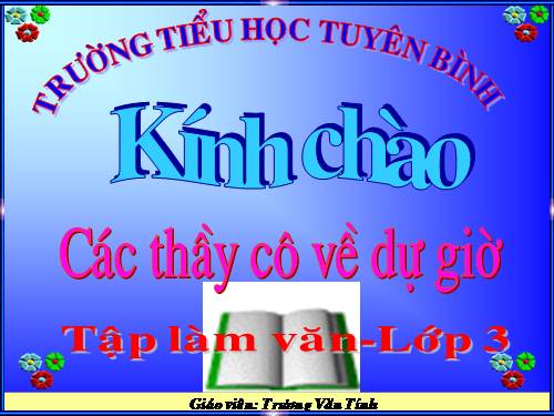 Tuần 26. Kể về một ngày hội