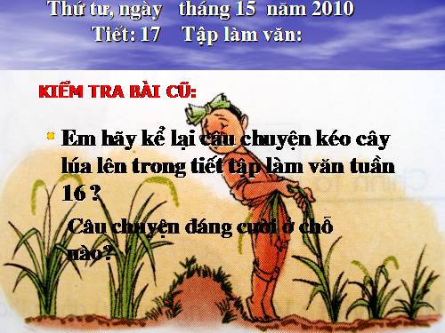 Tuần 17. Viết về thành thị, nông thôn